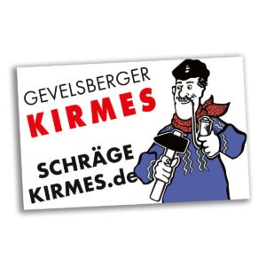 Gartenfahne "Kirmes" (1,20 x 0,8 m)