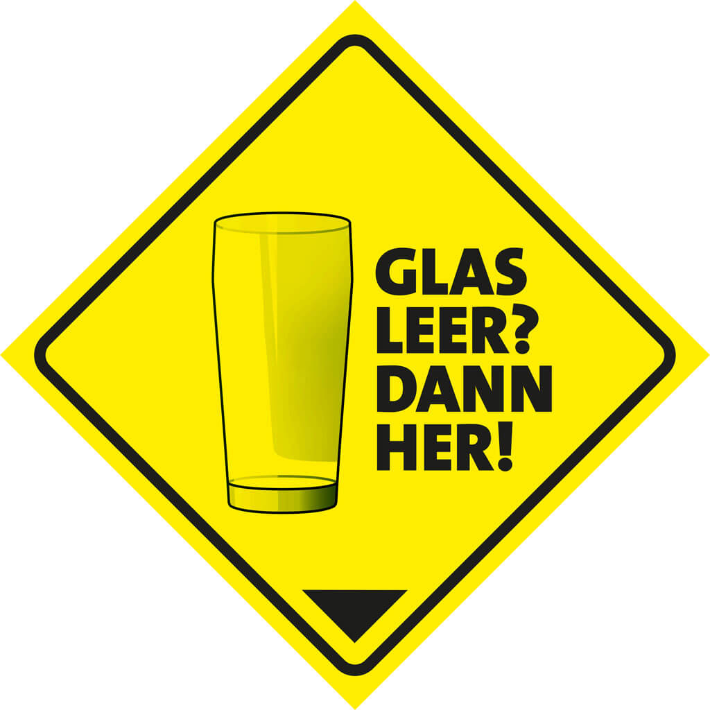 Das “Glas leer? Dann her!” Sicherheitskonzept
